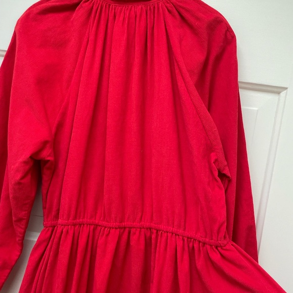 Seraphina "Winter Nehru" Pinwale Corduroy Maxi Dress, UK16/US12 - Picture 5 of 9